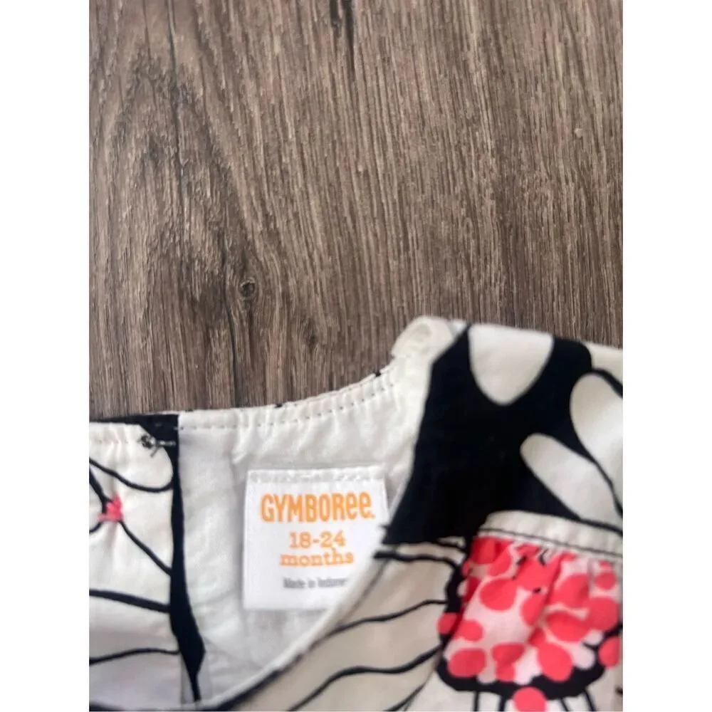 Gymboree Girls' Toddler Daisy Print Poplin Dress size 18-24